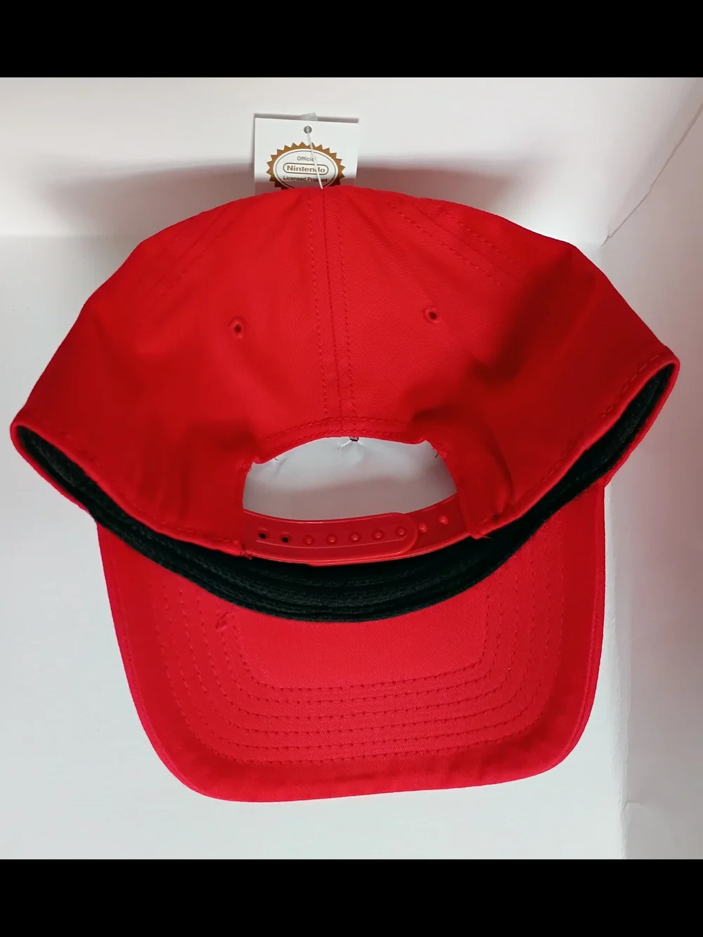 Bioworld Super Mario Red Baseball Cap with White